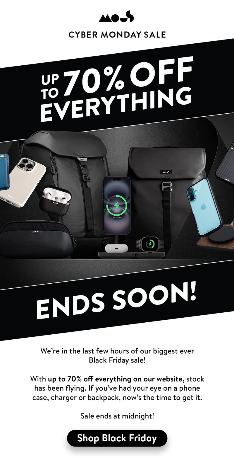 Up to 70% off Black Friday Sale
