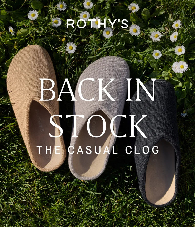 BACK IN STOCK The Casual Clog