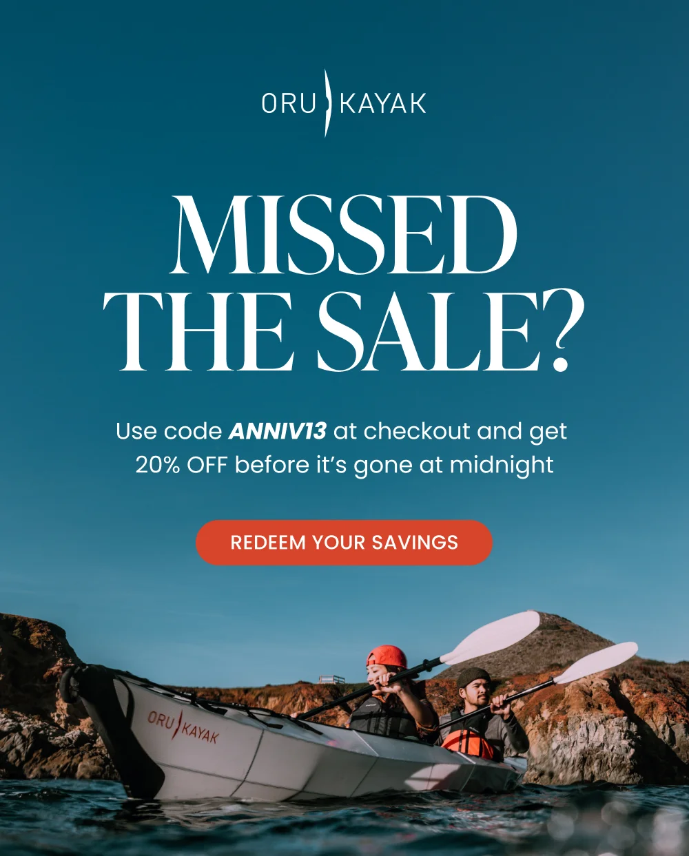 Missed the sale? Use code ANNIV13 and get 20% off