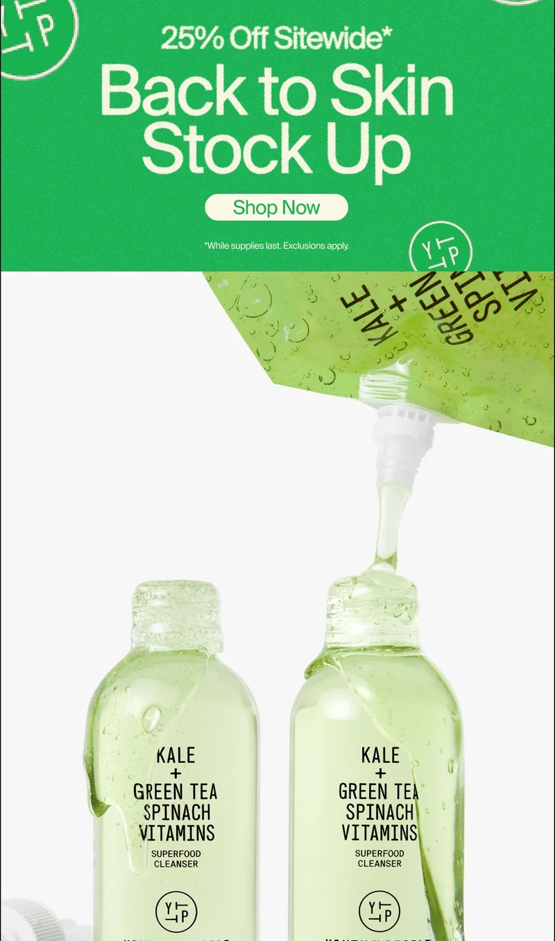 Back to Skin Stock Up