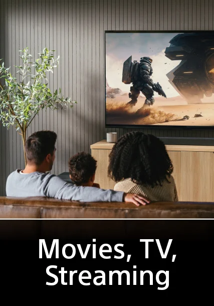 Movies, TV, streaming