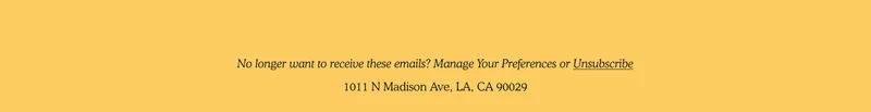 Manage Preferences