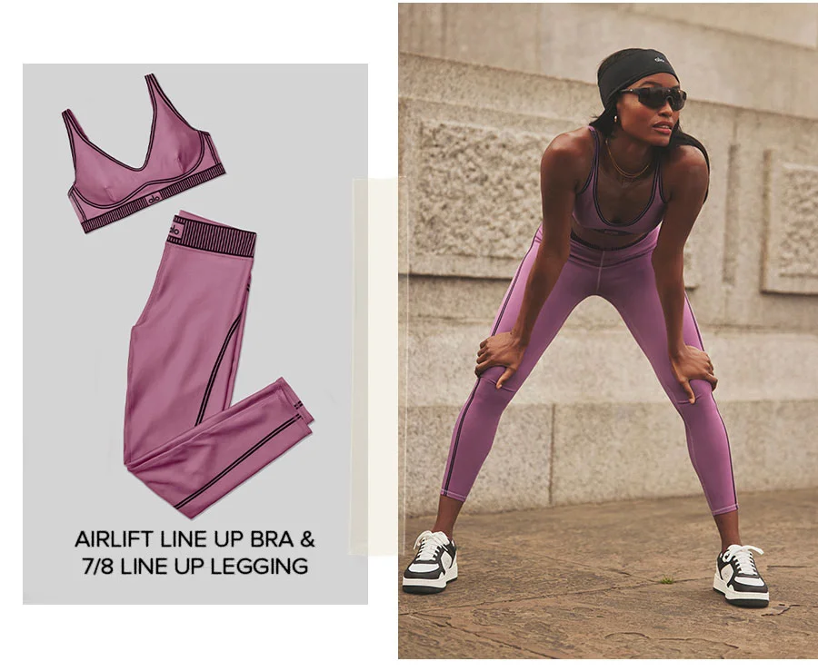 AIRLIFT LINE UP BRA & 7/8 LINE UP LEGGING