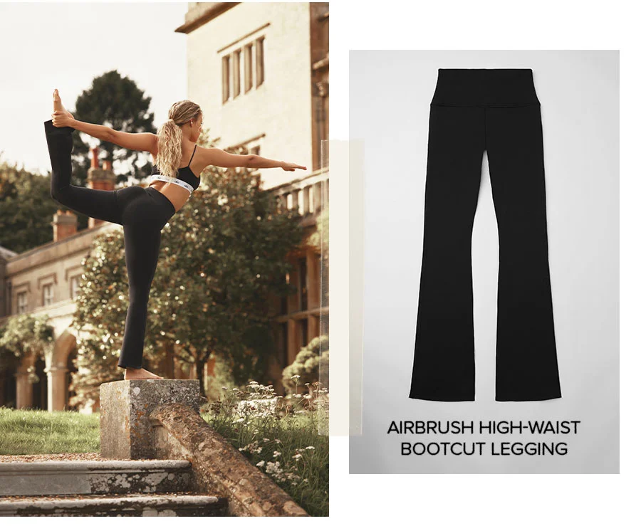 AIRBRUSH HIGH-WAIST BOOTCUT LEGGING