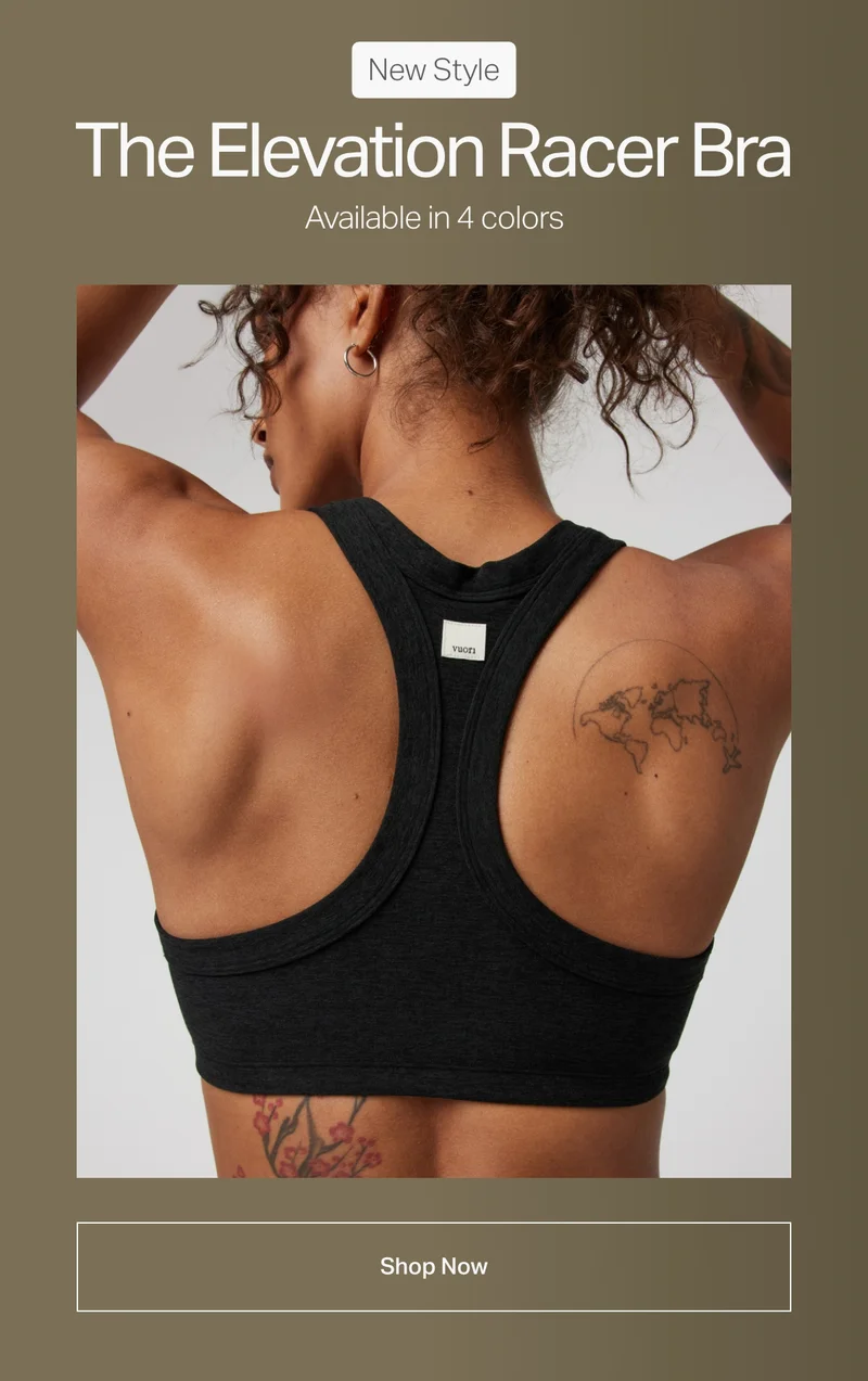 The Elevation Racer Bra