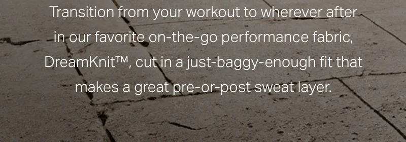 Transition from your workout to wherever after in our favorite on-the-go performance fabric.