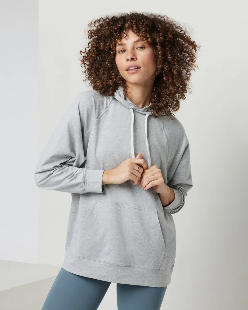 Image of Halo Oversized Hoodie | Pale Heather Grey