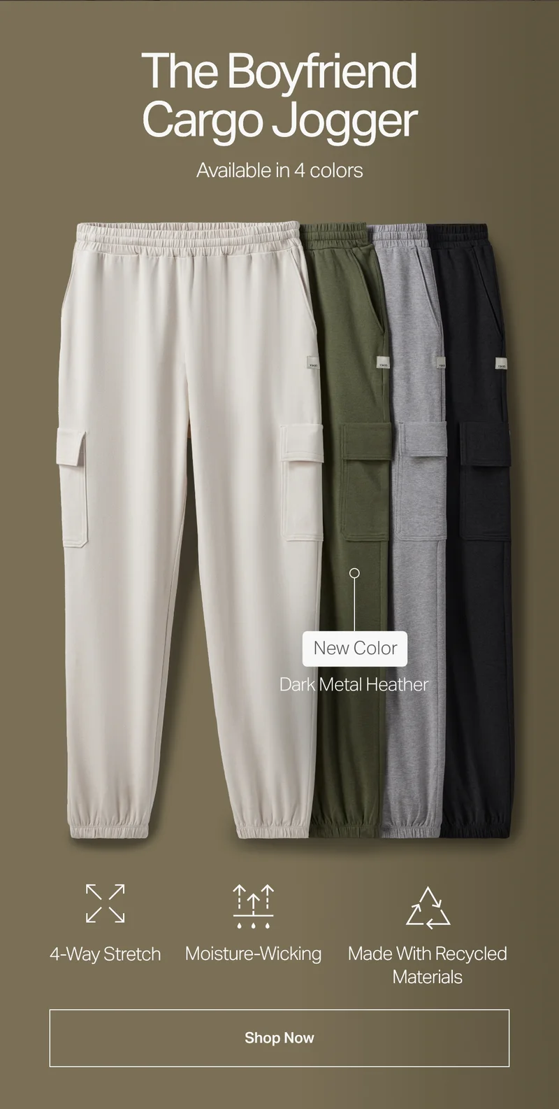 The Boyfriend Cargo Jogger
