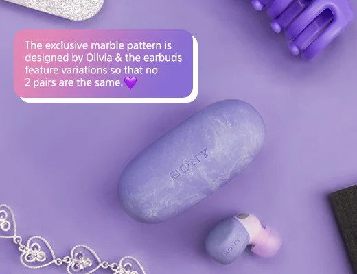 The exclusive marble pattern is designed by Olivia with inevitable variations so no two pairs are the same.
