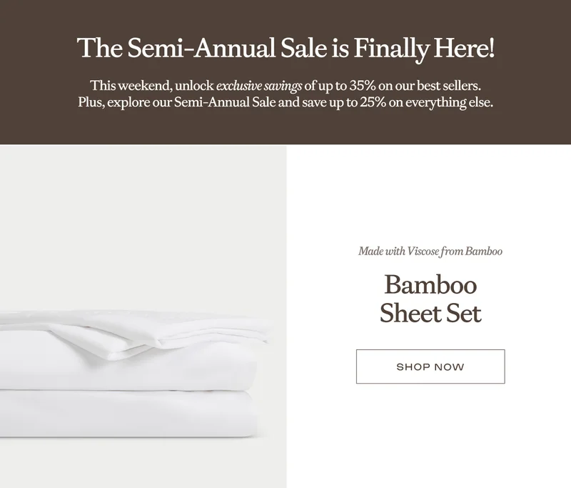 discount code Bamboo Sheet Set