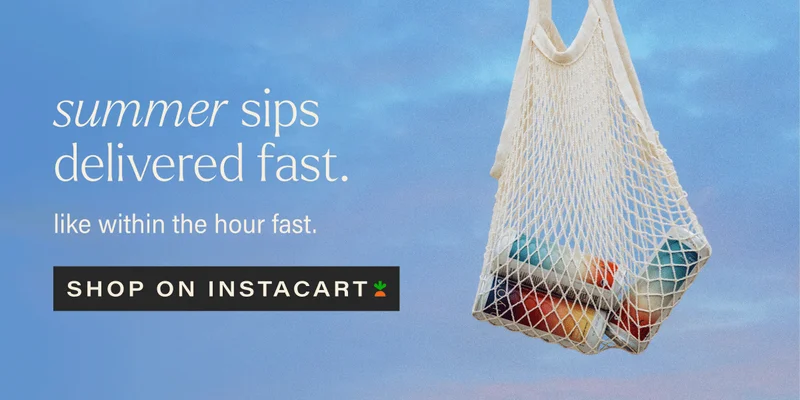 summer sips delivered fast. like within the hour fast. shop on instacart