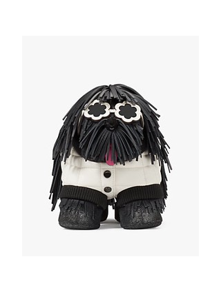 Shaggy Fringed 3D Dog Crossbody