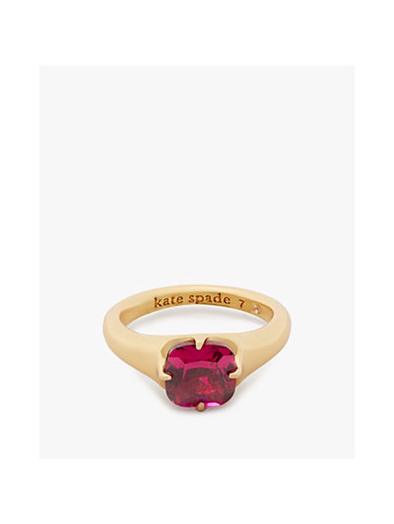 Pop Of Joy Solitaire Ring