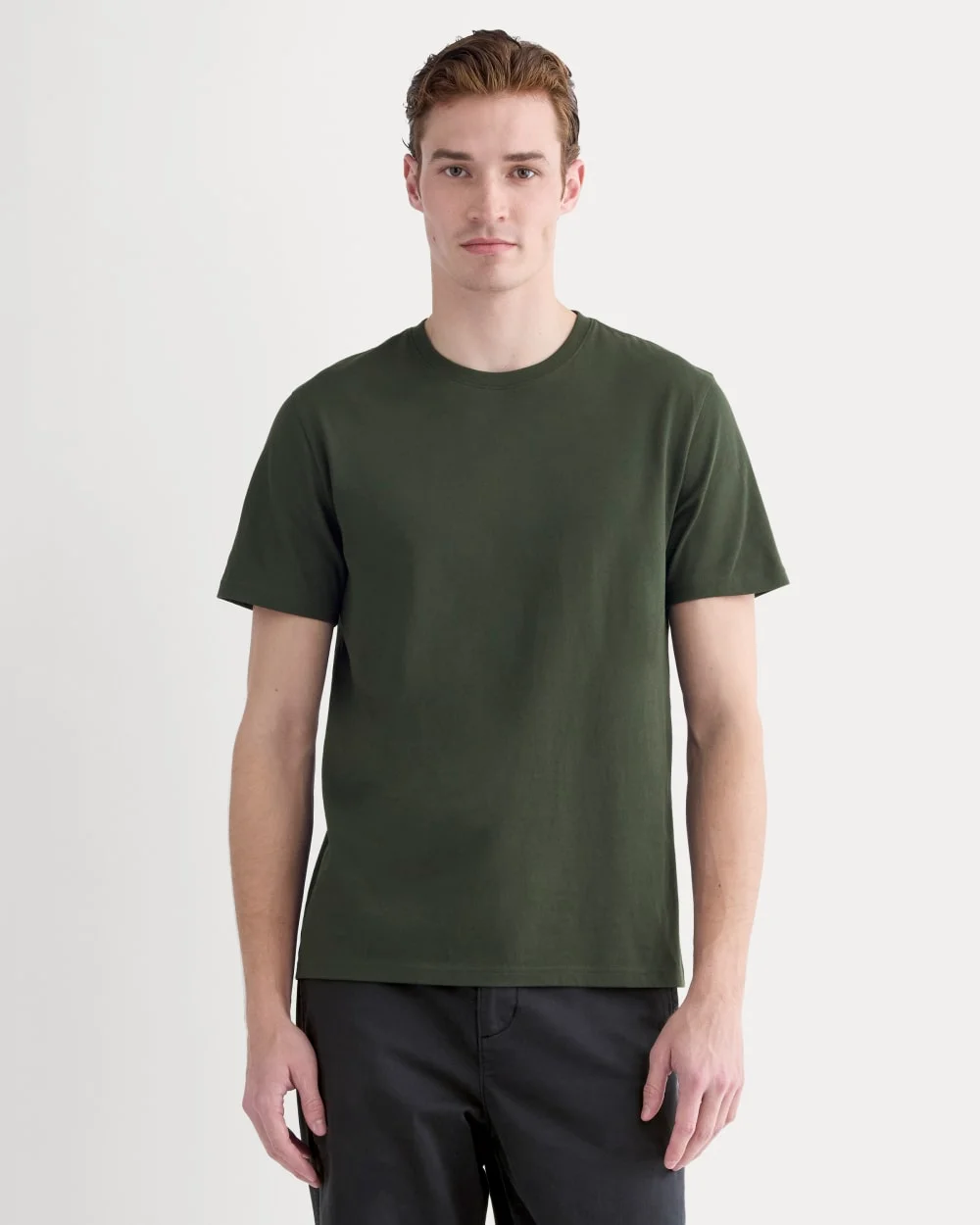 Image of The Essential Organic Crew | Dark Green