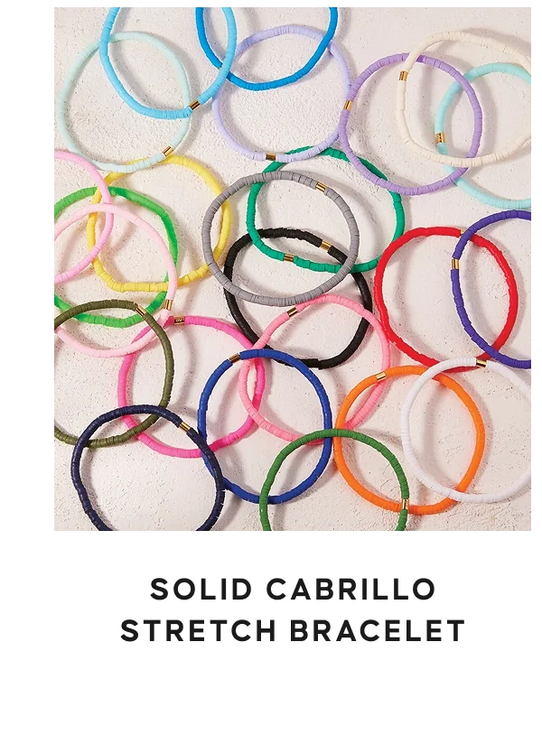 Solid Cabrillo Stretch Bracelet