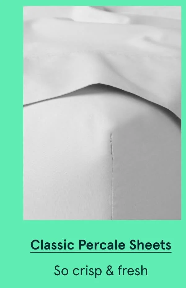 Classic Percale Sheets