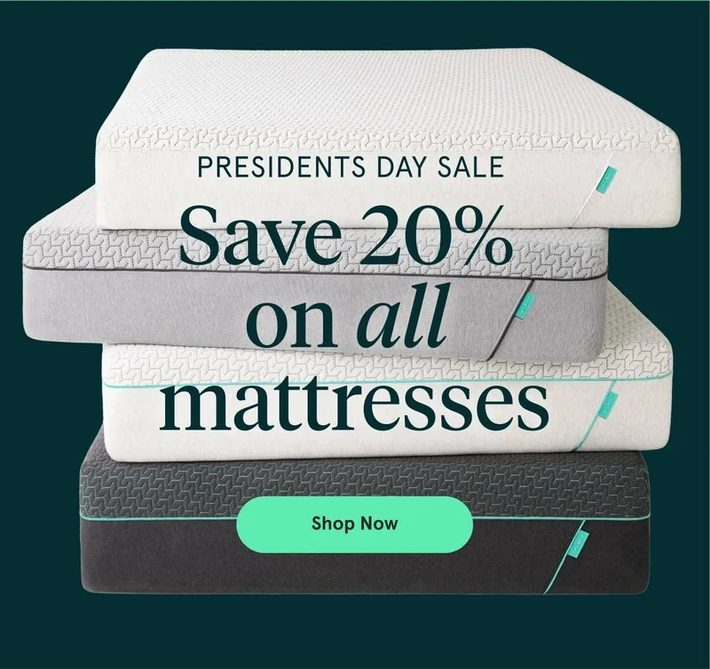 Presidents Day Sale | Save 20% on ALL mattresses | Shop Now