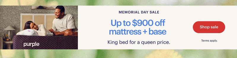 Up to $900 off mattress + base