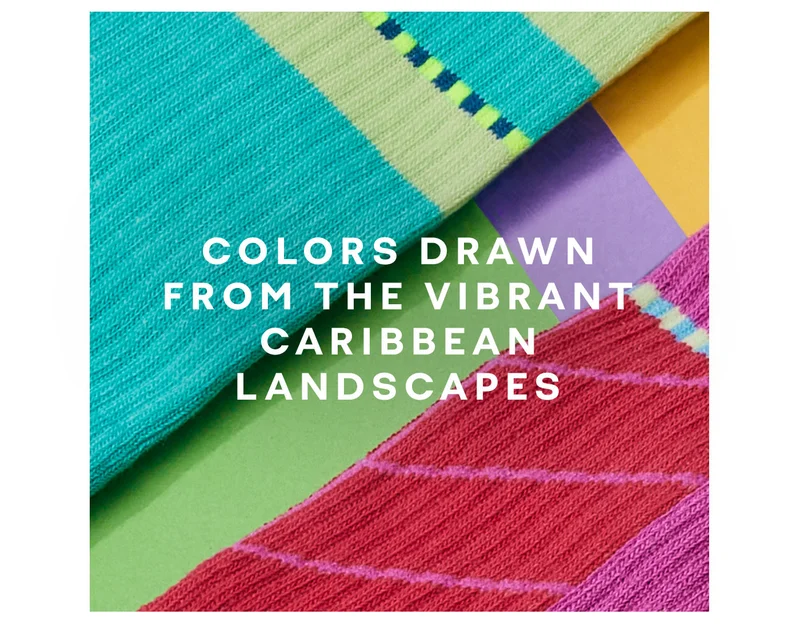 COLORS DRAWN FROM THE VIBRANT CARIBBEAN LANDSCAPES