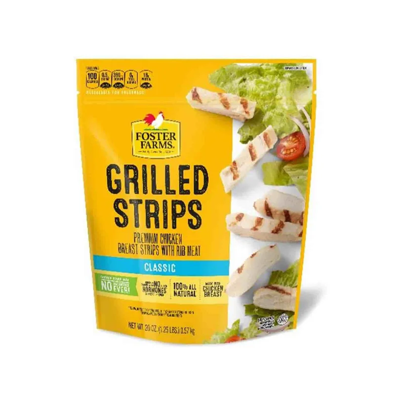 Chicken Breast Strips, Grilled, 20 Oz
