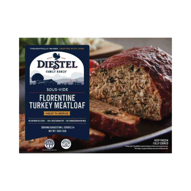 Florentine Turkey Meatloaf, Sous-Vide Cooked, 16 Oz