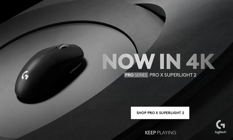 PRO X Superlight 2: Now in 4K