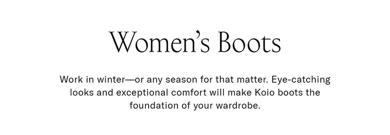 Women's Boots | Work in winter—or any season for that matter.