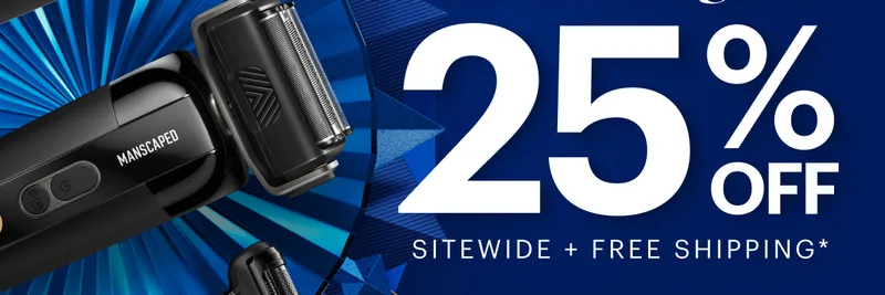 25% OFF + Free Shipping