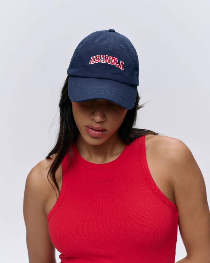 Image of Varsity Cap  - Navy Blue/Red