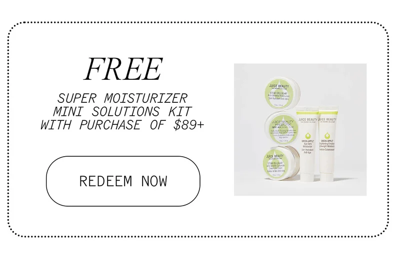 Free Super Moisturizer Mini Solutions Kit with $89+ Purchase