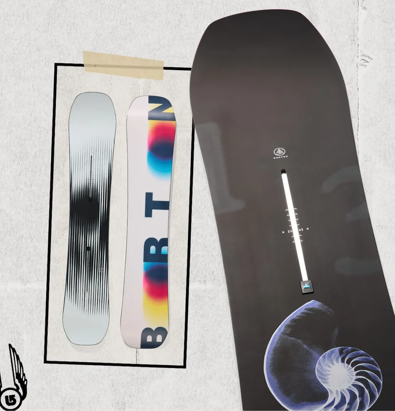 Men's Burton Custom X Camber Snowboard and Burton Family Tree Hometown Hero Camber Snowboard