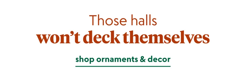 shop holiday decorating