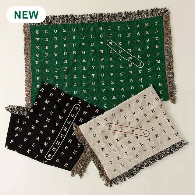 Personalized Word Search Throw Blanket