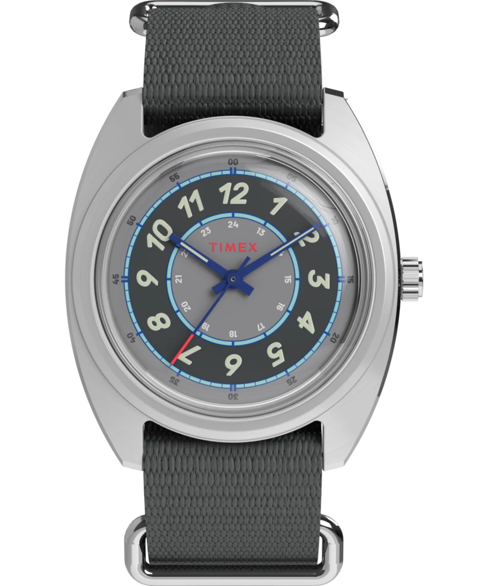 Image of Worn & Wound x Timex Storm 37mm Fabric Strap Watch