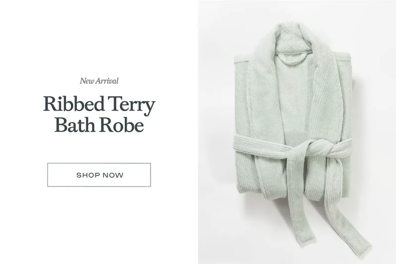 Ribbed Terry Bath Robe - Shop Now Ribbed Terry Bath Robe - Shop Now
