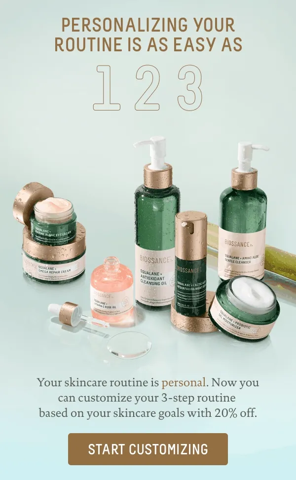 Personalizing Your Routine Is As Easy As 1, 2, 3