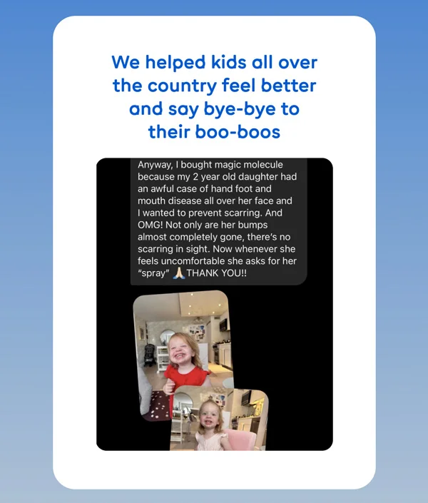 We helped kids all over the country feel better and say bye-bye to their boo-boos