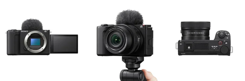 Multiple images of the new Sony camera