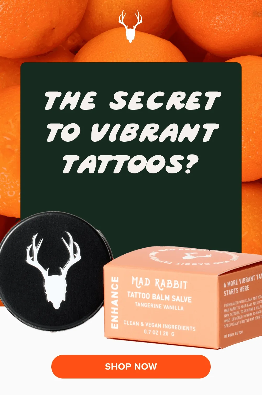 The Secret to Vibrant Tattoos?  Right Here. [ SHOP NOW ]