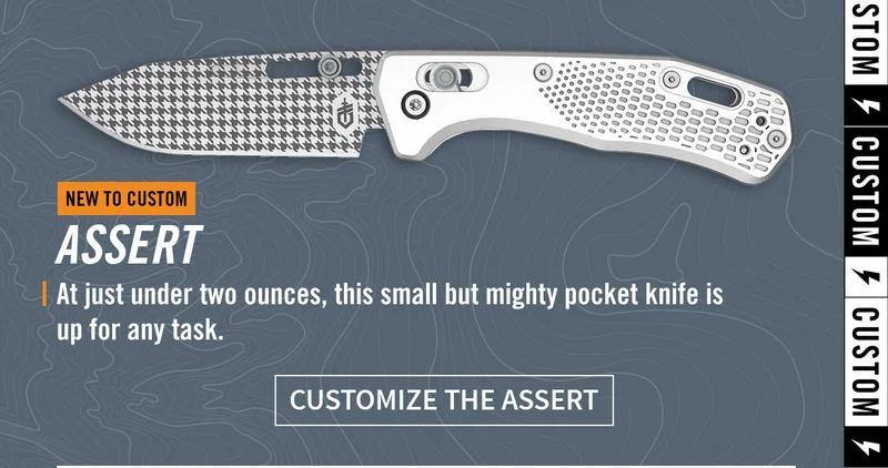 Custom Gerber Gear Assert pocket knife