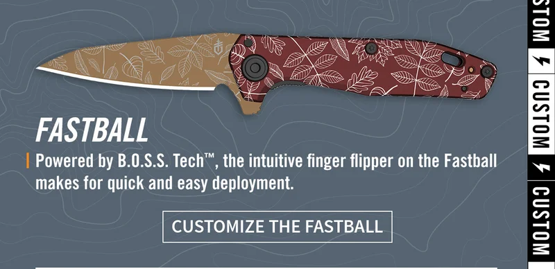 Custom Gerber Gear Fastball pocket knife