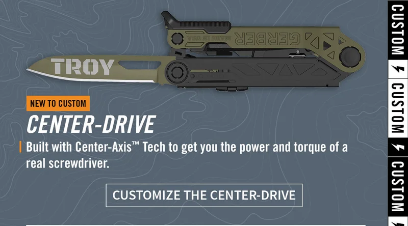 Custom Gerber Gear Center-Drive multi-tool