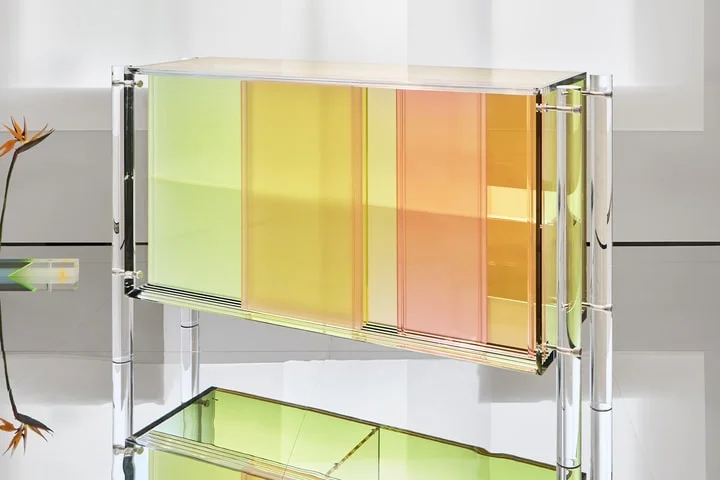 🌈 Draga & Aurel’s Cadre Sideboard Is an Artistic Display Light and Color