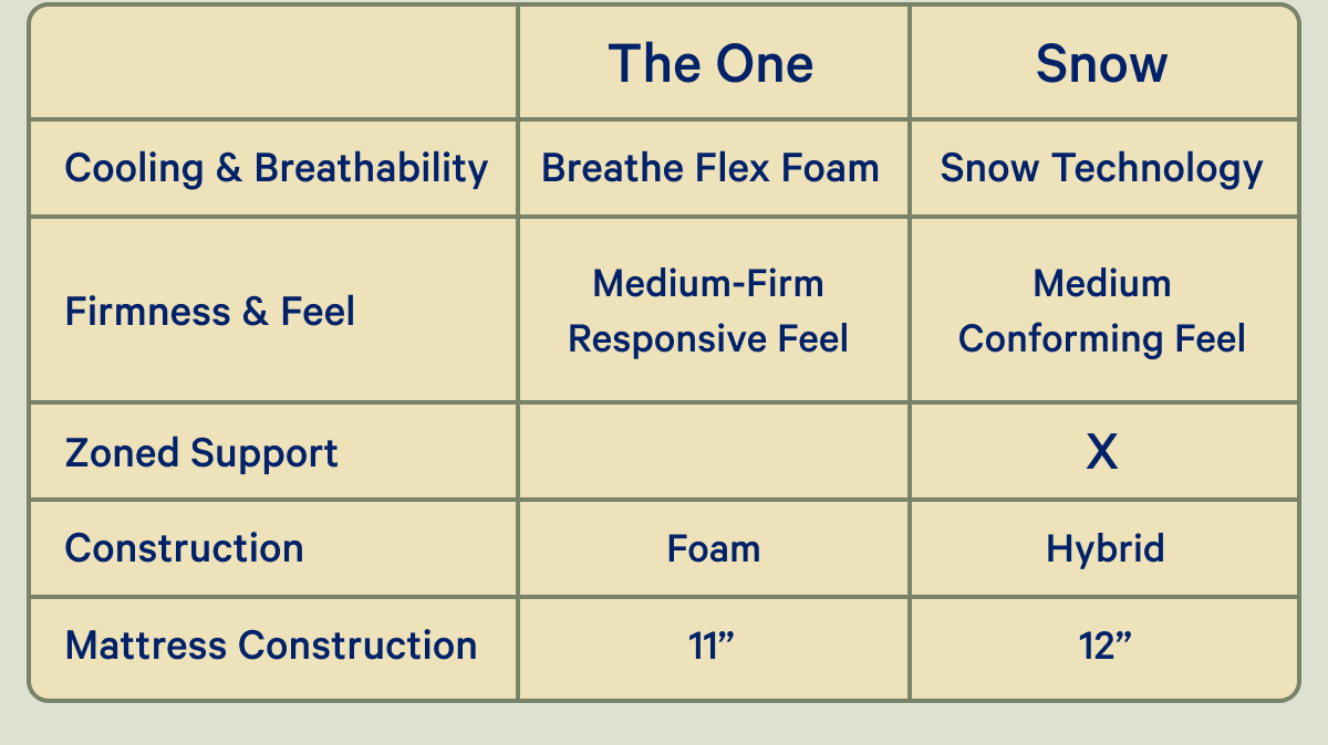 The One vs Snow