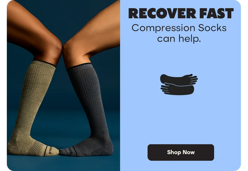 RECOVER FAST | Compression Socks can help. | Shop Now