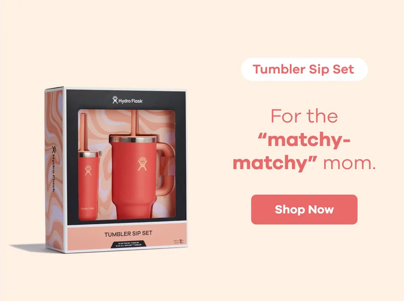 Tumbler Sip Set. For the "matchy-matchy" mom. | Shop Now
