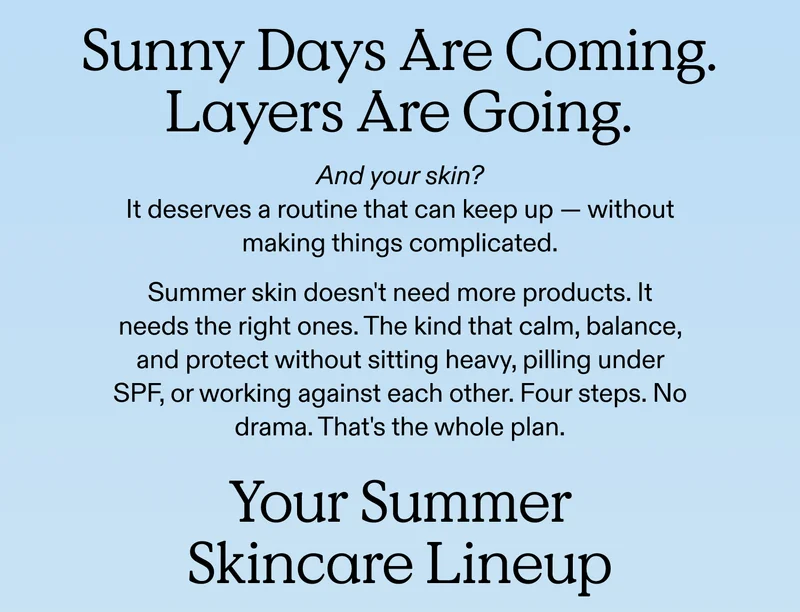 Sunny Days are coming. Layers are going