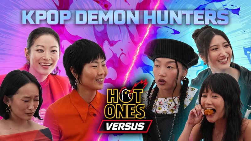 KPop Demon Hunters on Hot Ones Versus