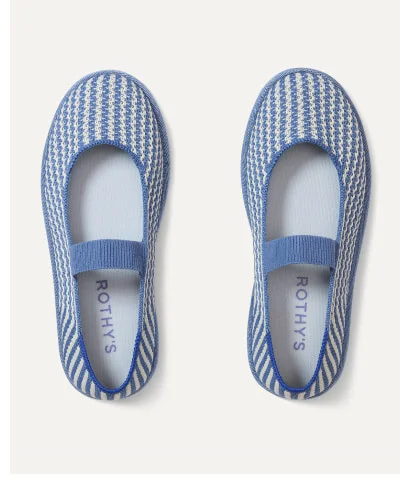 The Mini Mary Jane Blueberry Stripe