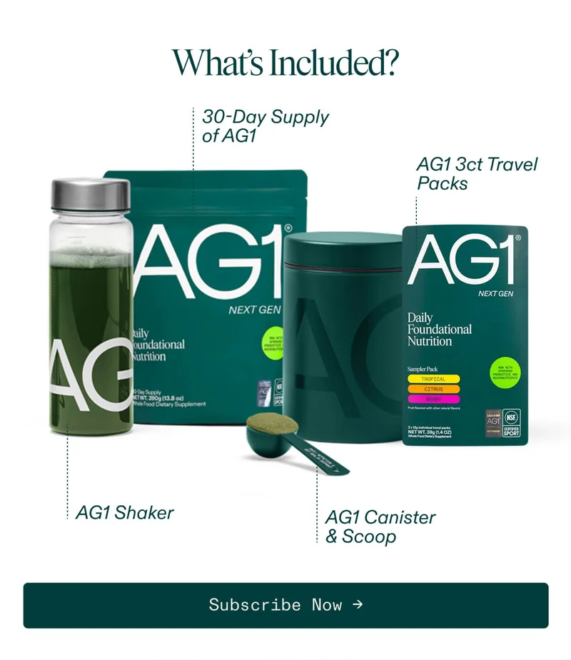 Subscribe now for your free welcome kit